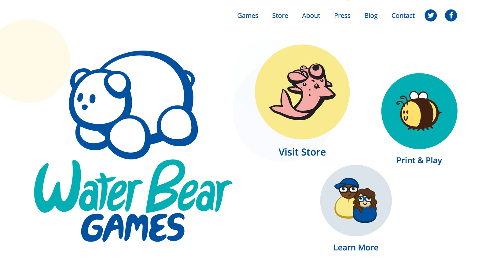 Water Bear Games new website